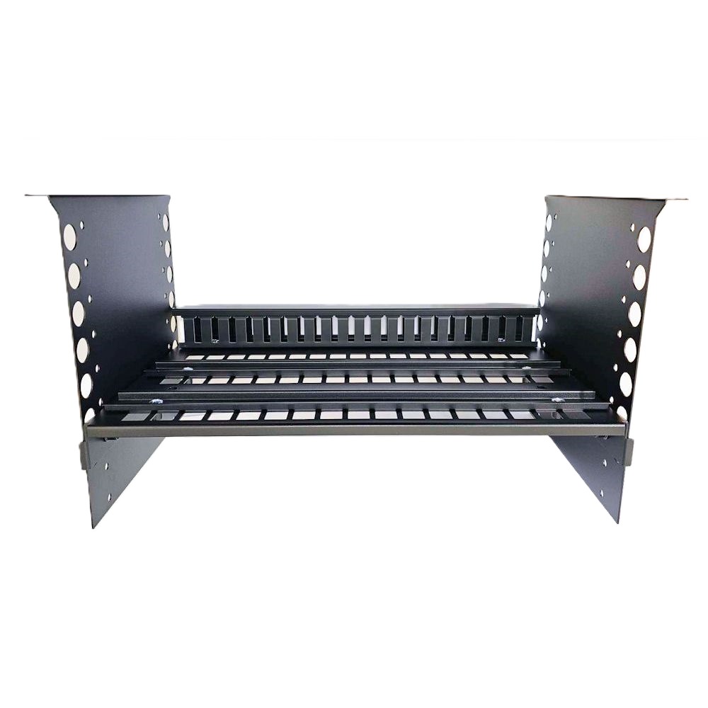 سینی مدیریت کابل رک – نظم‌دهی حرفه‌ای در زیرساخت شبکه.ساختار فلزی مقاوم با طراحی مهندسی‌شده - شیارهای افقی برای عبور منظم کابل‌ها و نصب بست‌ها - پنل‌های جانبی با قابلیت تهویه و نصب آسان - مناسب برای دیتاسنترها، رک‌های دیواری و ایستاده